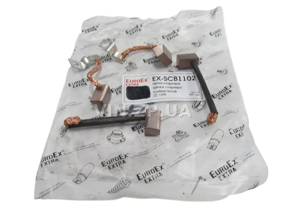 Щетки стартера EuroEx Таврия 1102, 1103, 1105, комплект 4шт