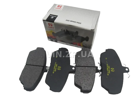 Колодки тормозные передние HORT ГАЗ 3110, 3111, 2705, 3302, Газель, Волга, Соболь, комплект 4шт
