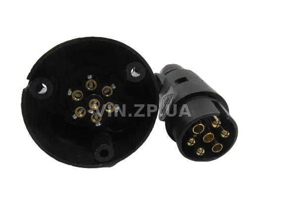 Разъем прицепа фаркопа BALATON "мама + папа", пластиковый 3