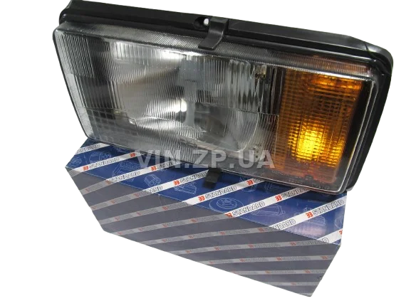Фара ВАЗ 2104, 2105, 2107 STANDARD левая, желтый поворот 4