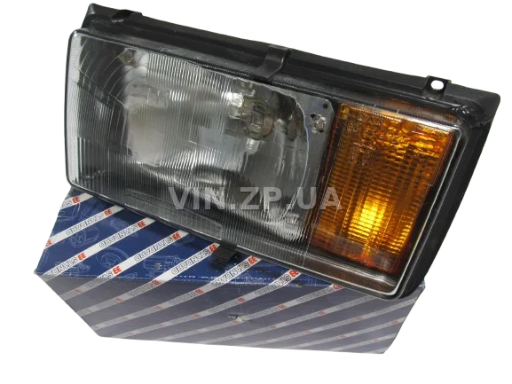 Фара ВАЗ 2104, 2105, 2107 STANDARD правая, желтый поворот 4