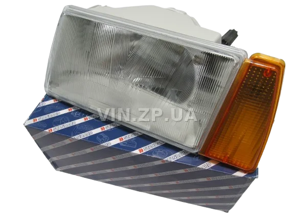 Фара ВАЗ 2108, 2109, 21099 STANDARD левая, жёлтый поворот 4