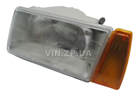 Фара ВАЗ 2108, 2109, 21099 STANDARD левая, жёлтый поворот