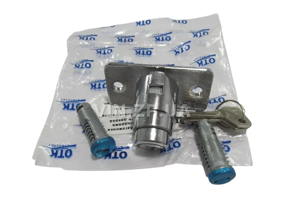 Замок багажника ВАЗ 2102, 2121, с личинками, замок 1шт + личинка 2шт + ключ 2шт ОТК