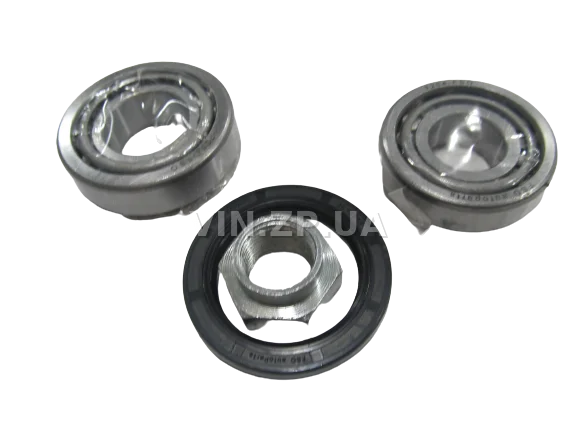 Ремкомплект подшипник ступицы FSO Таврия 1102, 1103, 1105, задней, подшипник 7204 и 7205, сальник, гайка 2