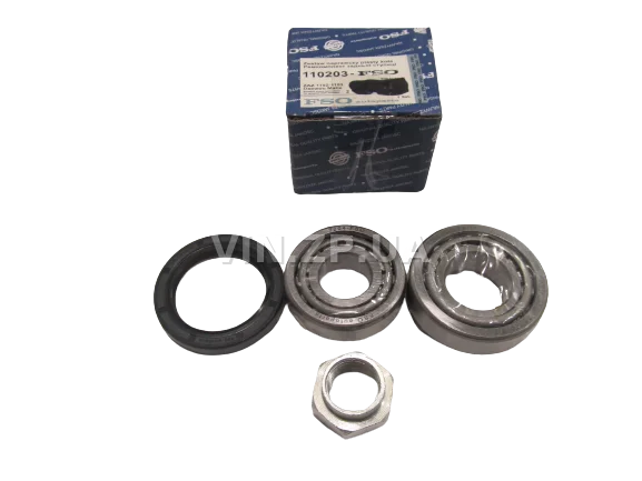 Ремкомплект подшипник ступицы FSO Таврия 1102, 1103, 1105, задней, подшипник 7204 и 7205, сальник, гайка