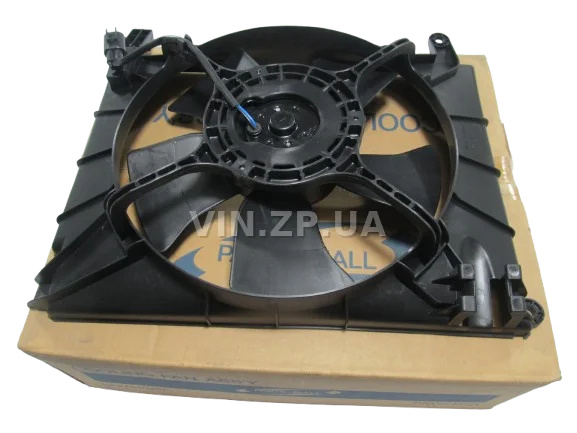Вентилятор охлаждения Авео 1.5-1.6 без кондиц, основной PARTS MALL с диффузором и мотором, 96536522 3