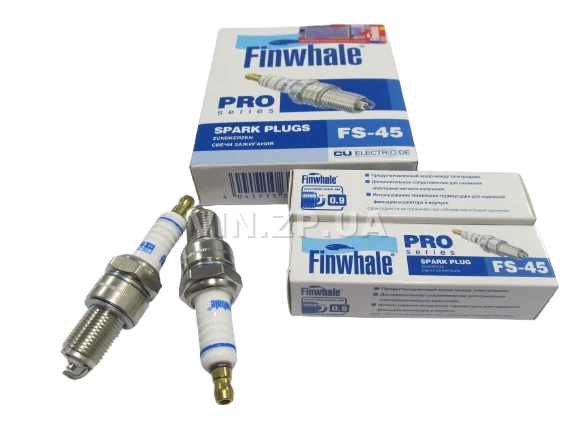 Свечи Зажигания Finwhale PRO Зазор 0.9мм Ланос Авео Нексия ВАЗ 8кл 4шт FS-45 3