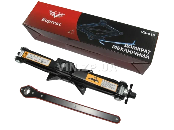 Домкрат Ромб 1.5 т VORTEX 104-390мм, с трещёткой