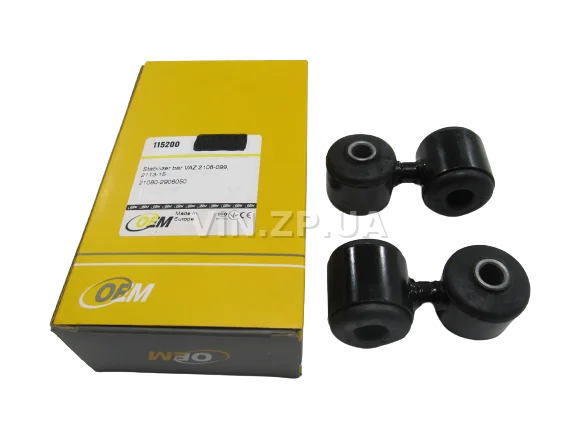 Стойка стабилизатора ВАЗ 2108, 2109, 21099, 2113, 2114, 2115, комплект 2шт OEM