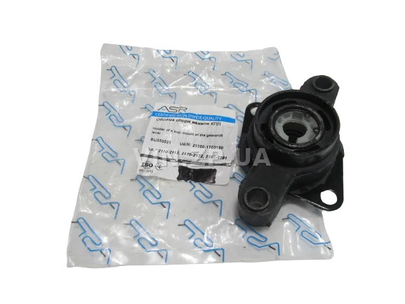 Подушка опора кулисы ВАЗ 2108, 2109, 21099, 2110, 2111, 2112, 2170, 2171, 2172, в зборе ASR