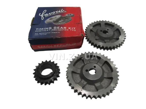 Звёздочки ГРМ FAVORIT ВАЗ 2101, 2102, 2103, 2106, комплект ( 2-распредвала + 1-коленвала)