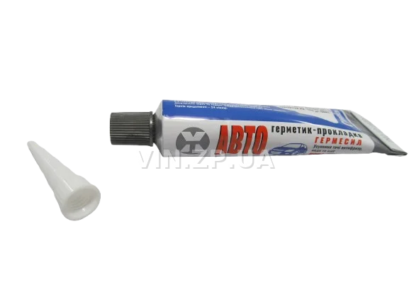 Герметик силиконовый 50гр ГЕРМЕСИЛ серый