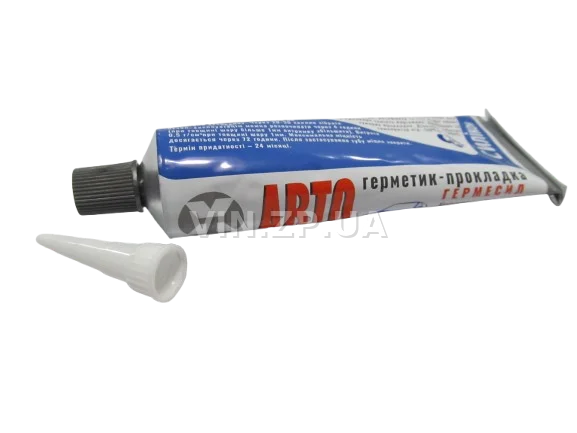 Герметик силиконовый 85гр ГЕРМЕСИЛ серый