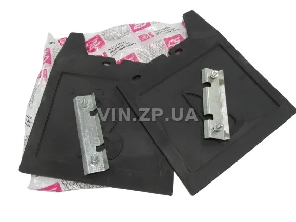 Брызговики ВАЗ 2101-2107 CS-20 задние, к-кт 2шт с креплением, рисунок "ЛАДЬЯ", резиновые 4