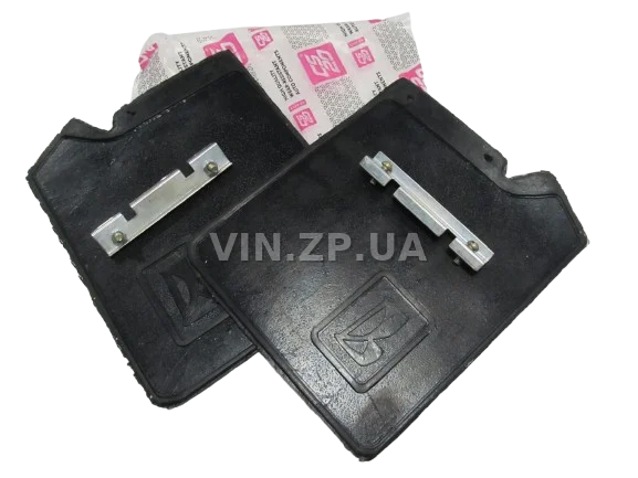 Брызговики ВАЗ 21099 CS-20 задние, к-кт 2шт с креплением, резиновые 4