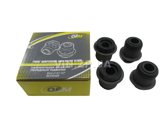 Сайлентблок рычага OEM ВАЗ 2101, 2102, 2103, 2104, 2105, 2106, 2107, к-кт 4шт верхние