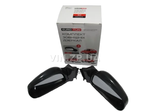 Зеркало ВАЗ 2104, 2105, 2107, с регулировкой, к-кт 2шт EURO TUN 4