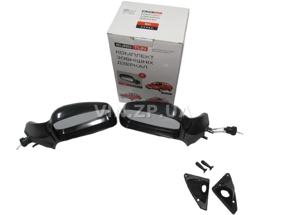 Зеркало ВАЗ 2108, 2109, 21099, 2113, 2114, 2115, с регулировкой, к-кт 2шт EURO TUN 5