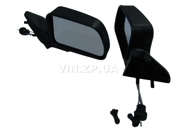 Зеркало ВАЗ 2108, 2109, 21099, 2113, 2114, 2115, с регулировкой, матовое, к-кт 2шт EURO TUN 4