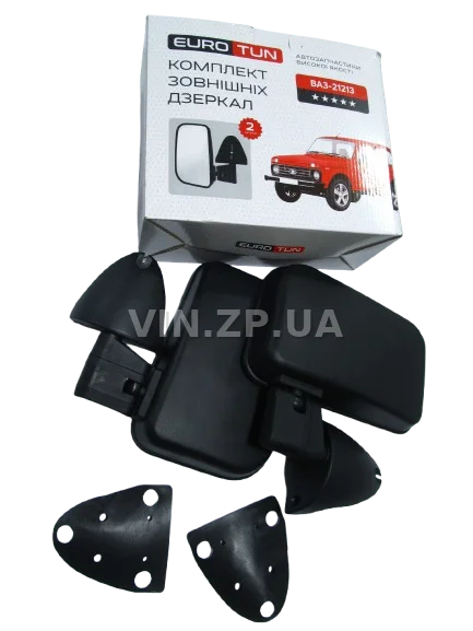 Зеркало ВАЗ 21213, 21214, 2131, 2121, увеличенное, к-кт 2шт EURO TUN 4