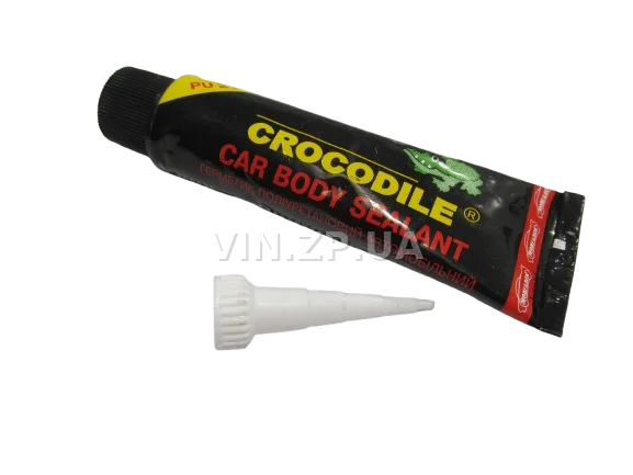 Герметик для швов 60мл CROCODILE полиуретановый черный