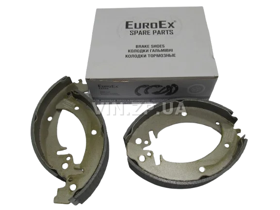 Колодки тормозные задние ВАЗ 2101, 2102, 2104, 2105, 2107, 2121, 21213, 21214, 2131, 2123, к-кт 4шт EuroEx 4
