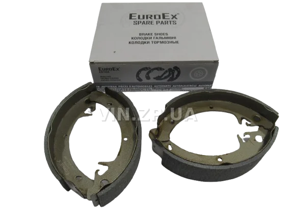 Колодки тормозные задние ВАЗ 2108, 2109, 21099, 2110, 2111, 2112, 2113, 2114, 2115, без ABS, к-кт 4шт EuroEx 4