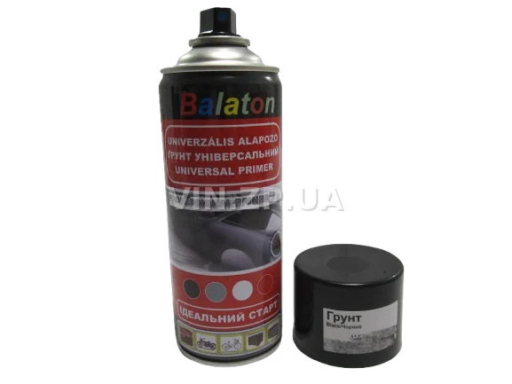 Грунт автомобильный 400 мл BALATON чёрный (аэрозоль) акриловый 2