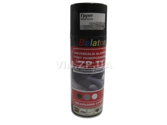 Грунт автомобильный 400 мл BALATON чёрный (аэрозоль) акриловый
