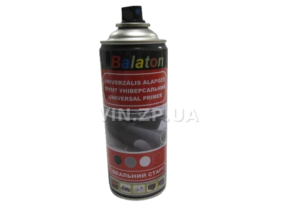 Грунт автомобильный 400 мл BALATON белый (аэрозоль) акриловый 2