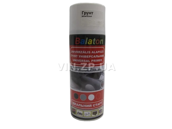 Грунт автомобильный 400 мл BALATON белый (аэрозоль) акриловый