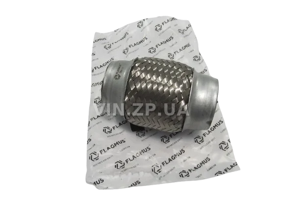 Гофра глушителя и приемной трубы 45 х 100 FLAGMUS 3-х слойная 3