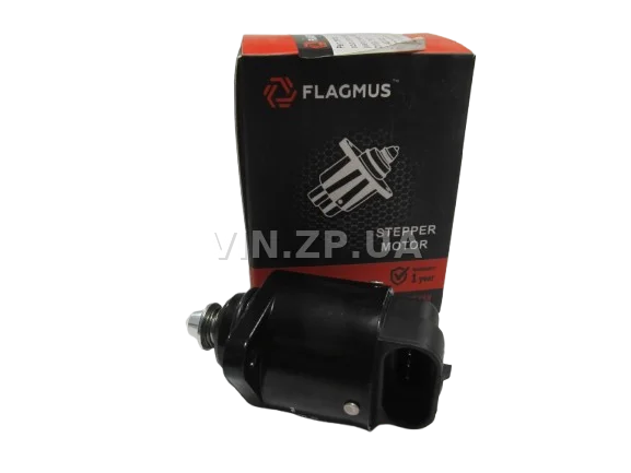 Регулятор холостого хода ВАЗ 2110-2112, 2170-2172, 1113-1115, Славута, Сенс FLAGMUS метал. клапан 4