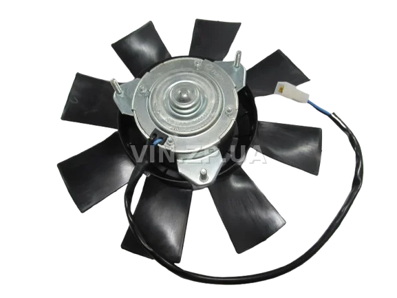 Вентилятор охлаждения ВАЗ 2103-2107, 2108-21099, 2115, 2110, ЗАЗ 1102 FLAGMUS с крыльчаткой и мотором 2