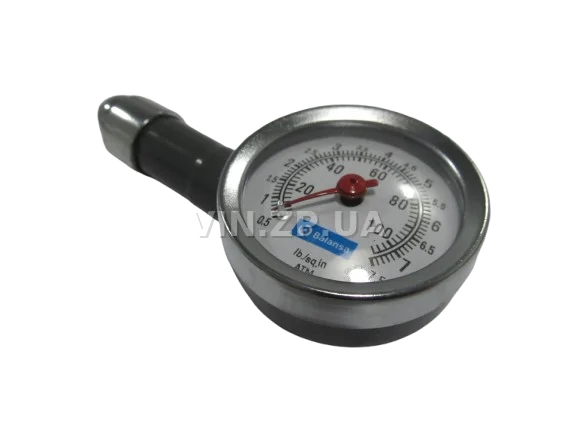 Манометр металлический до 7.5 Атм BALANSA механический, в пластиковом футляре