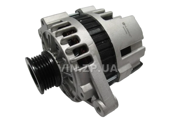 Генератор Ланос, Авео, Нексия, Нубира FLAGMUS шкив 5РК, 85 А, OEM 96303556 2