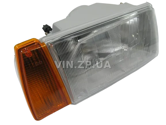 Фара ВАЗ 2108, 2109, 21099 ESER правая, жёлтый поворот, рисунок ''киржач''