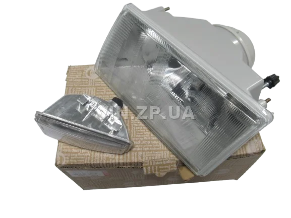 Фара ВАЗ 2108, 2109, 21099 ESER левая, белый поворот, рисунок ''киржач'' 6