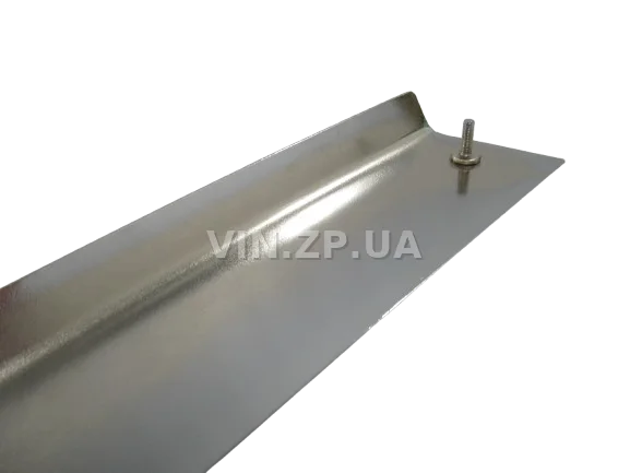 Накладка бампера ВАЗ 2104, 2105, 2107 переднего, толщина 1.2мм , хром металл " сабля" OM 6