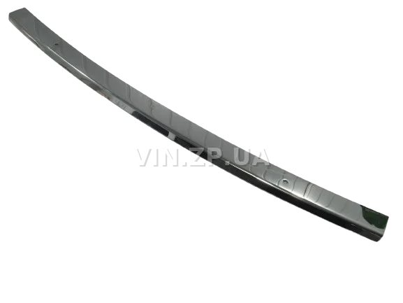 Накладка бампера ВАЗ 2104, 2105, 2107 переднего, толщина 1.2мм , хром металл " сабля" OM