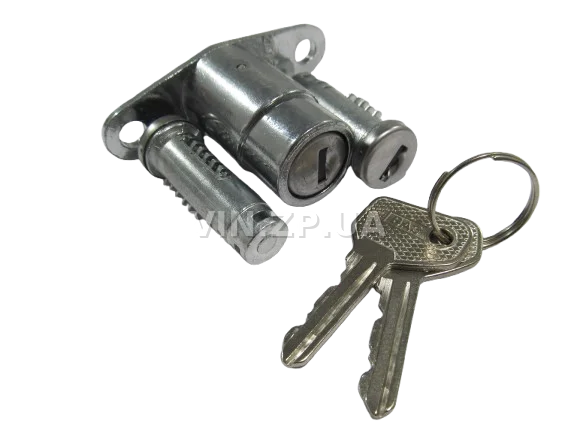 Замок багажника ВАЗ 2101, 21011, с личинками, замок 1шт + личинка 2шт + ключ 2шт FLAGMUS