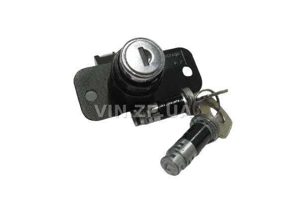 Замок багажника ВАЗ 2108, 2109, 2113, 2114 чёрный FLAGMUS с личинками, замок 1шт + личинка 2шт + ключ 2шт