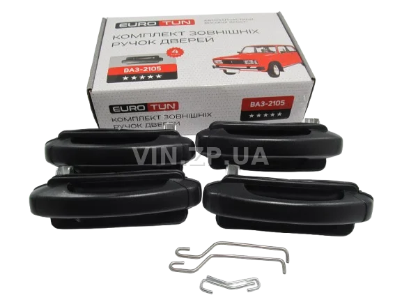 Ручка двери ВАЗ 2104, 2105, 2107, наружная, Евро, к-кт 4шт EURO TUN 4