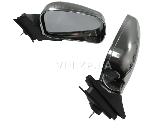 Зеркало ВАЗ 2104, 2105, 2107, с регулировкой, хром, к-кт 2шт EURO TUN 3