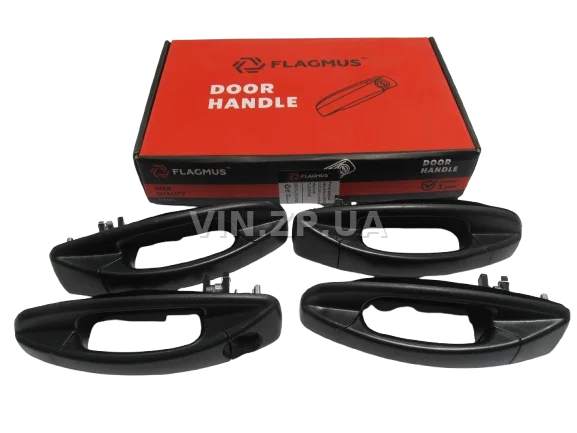 Ручка двери ВАЗ 2101, 2102, 2103, 2106, наружная, Евро, к-кт 4шт FLAGMUS