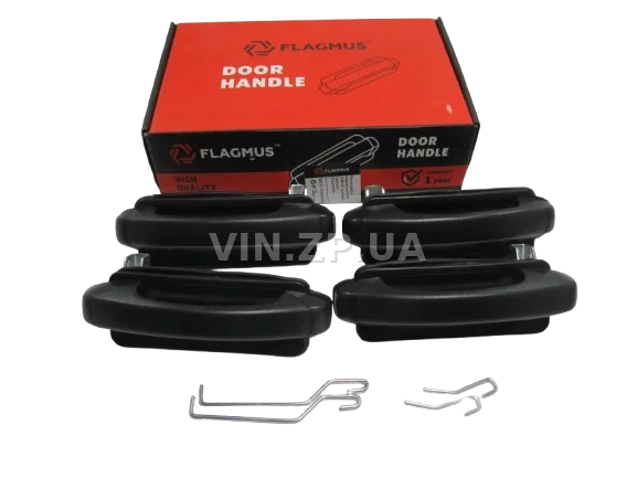 Ручка двери ВАЗ 2104, 2105, 2107, наружная, Евро, к-кт 4шт FLAGMUS