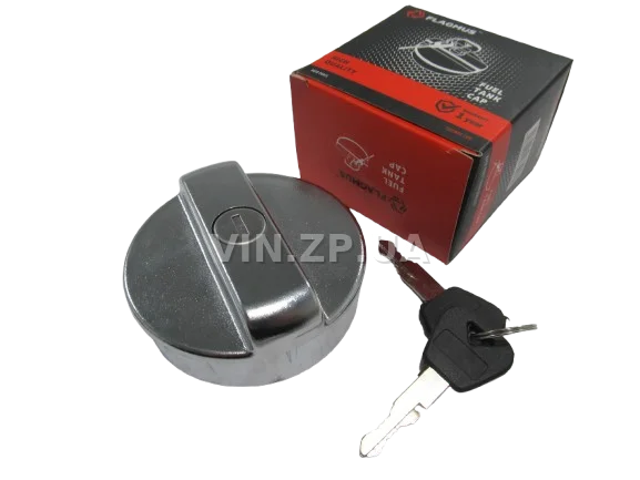 Крышка бензобака Таврия 1102-05, ВАЗ 2101, 2103, 2104, 2105, 2106, 2107, 2121, 21213, 21214, с ключами, пластик, хром FLAGMUS 3