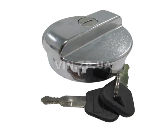 Крышка бензобака Таврия 1102-05, ВАЗ 2101, 2103, 2104, 2105, 2106, 2107, 2121, 21213, 21214, с ключами, пластик, хром FLAGMUS