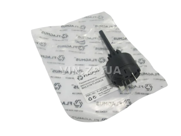 Выключатель оборотов печки ВАЗ 2108, 2109, 21099, Таврия 1102, 1103 FLAGMUS 3 полож, 4 конт, 63.3709 3